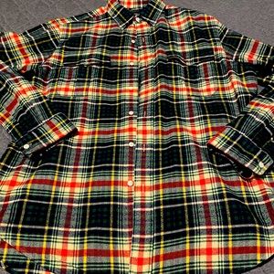 Polo by Ralph Lauren Vintage Mens Multicoloured Flannel Shirt
